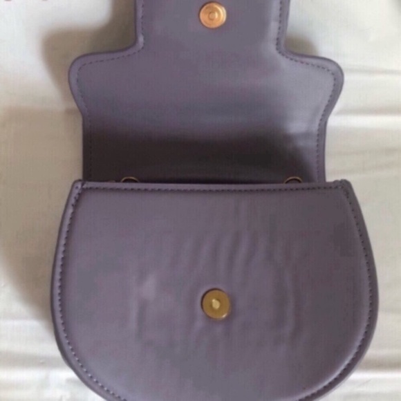 Zara Purple Saddle Bag - Picture 8 of 17